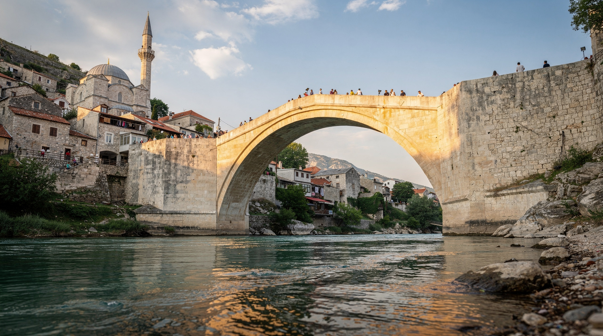 The story of Mostar's Old Bridge — Stari Most was built in 1566, destroyed in 1993, and rebuilt in 2004. The story 
