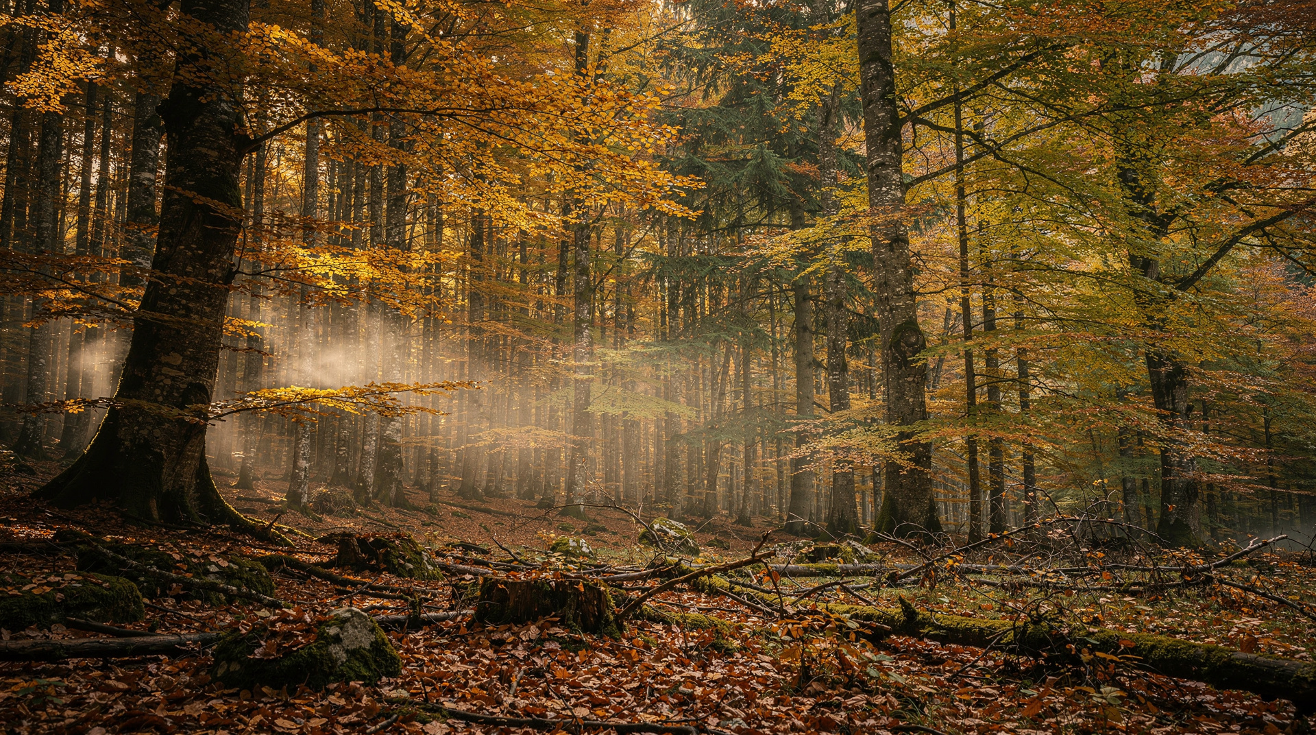 Bosnia en otoño — Bosnia en otoño: bosques dorados en Sutjeska, vendimia en Herzegovina, temperatu