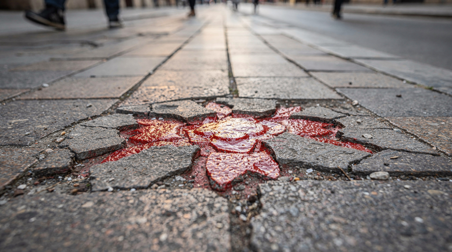 Le Rose di Sarajevo — i memoriali dei crateri di granata spiegati